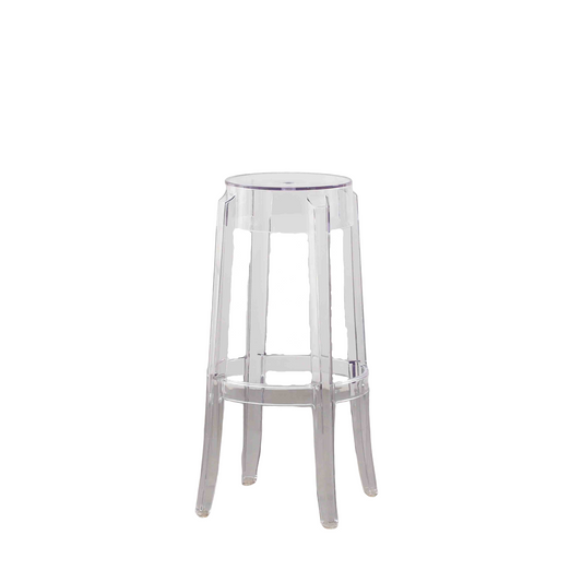 Simple Transparent Plastic Bar Stool.B8701A