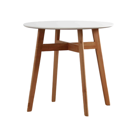 White Round Wooden Coffee Table.BZ-220