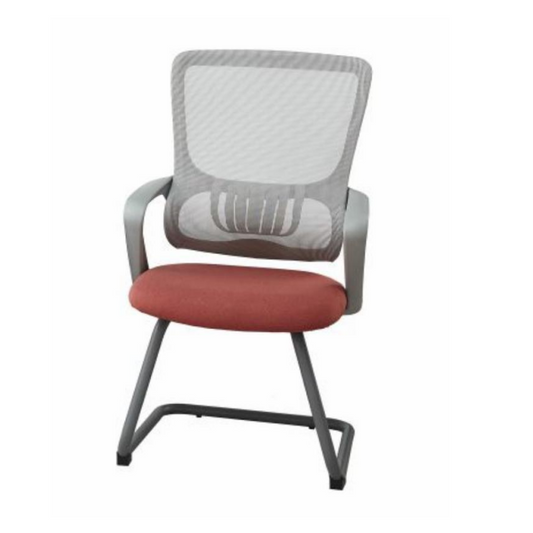 Red Fabric Ergonomic Design Office Chair.T8003B