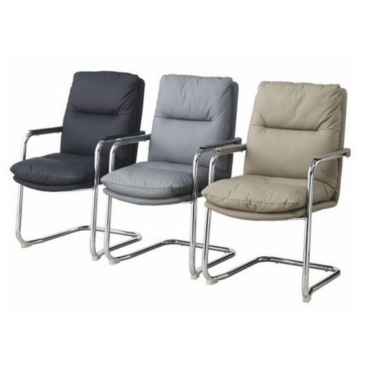 Upholstered Office Chair without Wheels.TM02