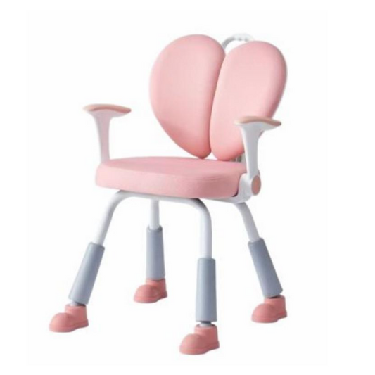Pink Mesh Fabric Office Chair with Powder Coating Steel Legs.TM25