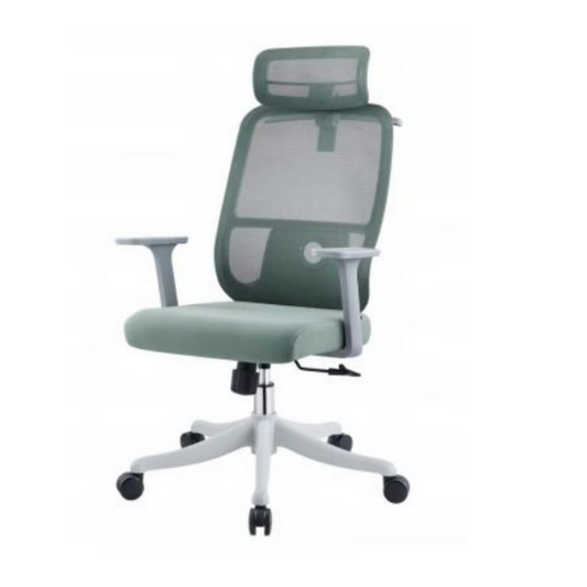 Blue Ergonomic Design Office Chair with Wheels.TM29