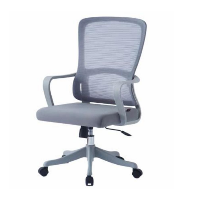 Grey Ergonomic Design Office Chair with Wheels.TM37