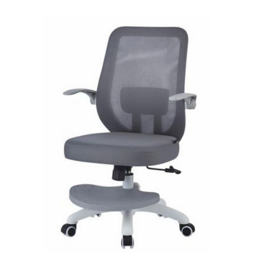 Grey Ergonomic Design Office Chair with Wheels.TM39F