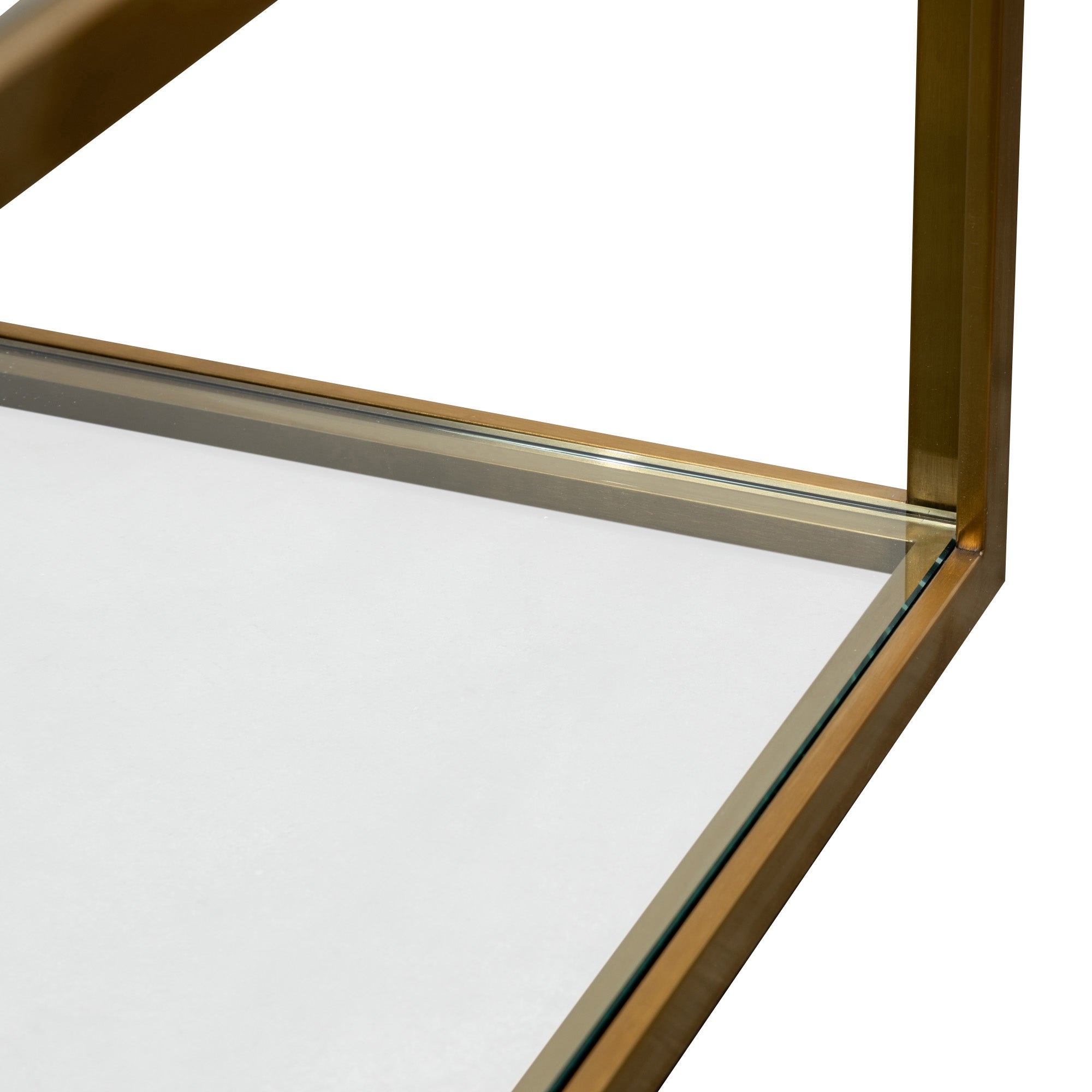 1M Glass Coffee Table - Gold Base_4