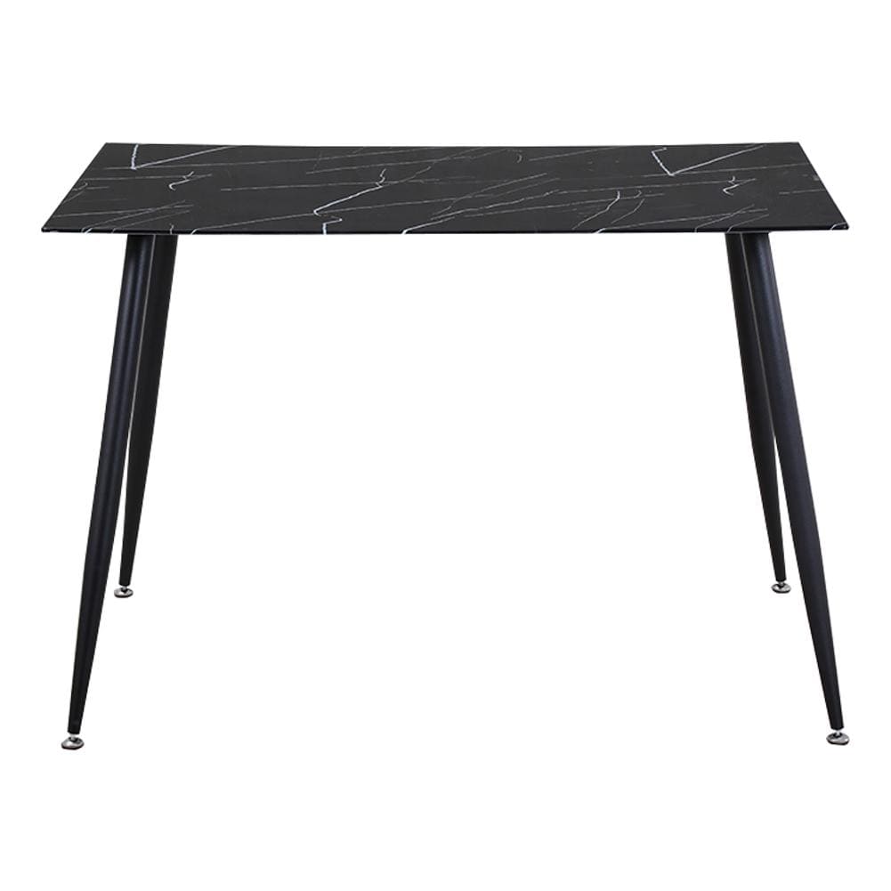 Black Marble Glass Dining Table_2