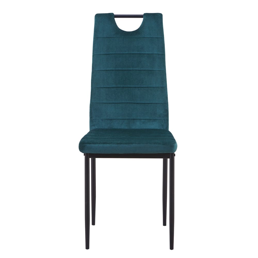 Green UKFR Velvet Dining Chairs_1