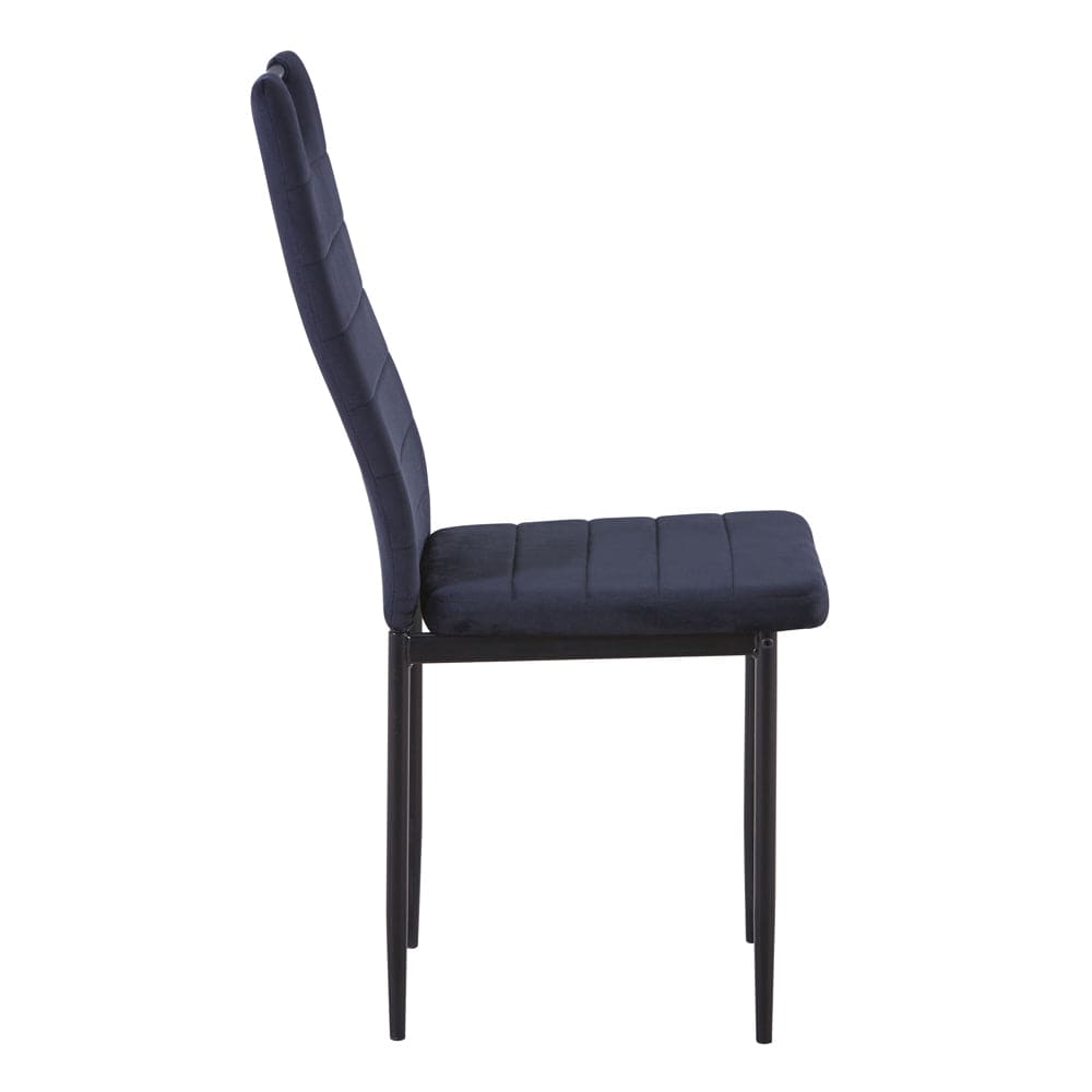 Black UKFR Velvet Dining Chairs_9