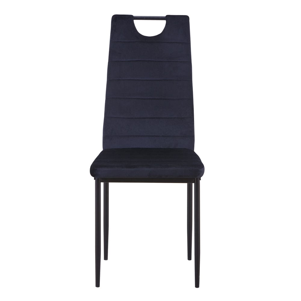 Black UKFR Velvet Dining Chairs_1