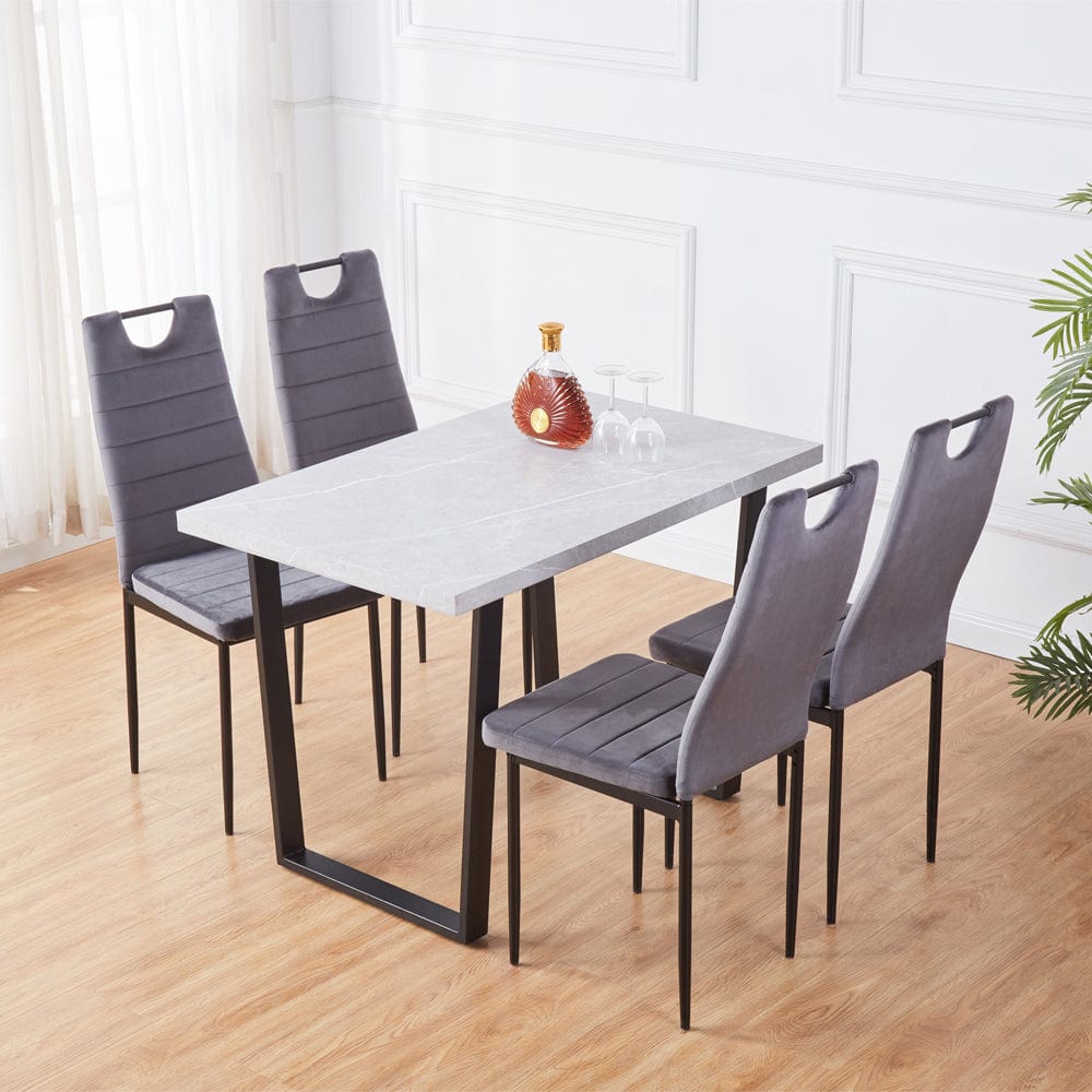 Grey UKFR Velvet Dining Chairs_4