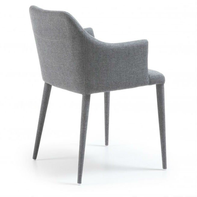 Fabric Dining Chair Light Grey_2