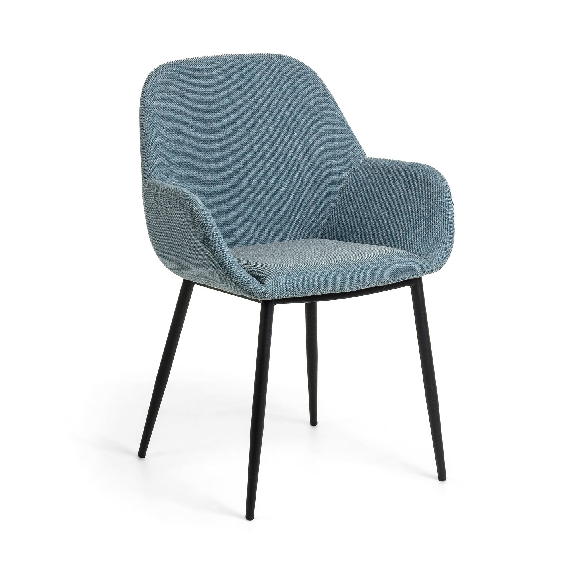 Fabric Dining Chair in Light Blue