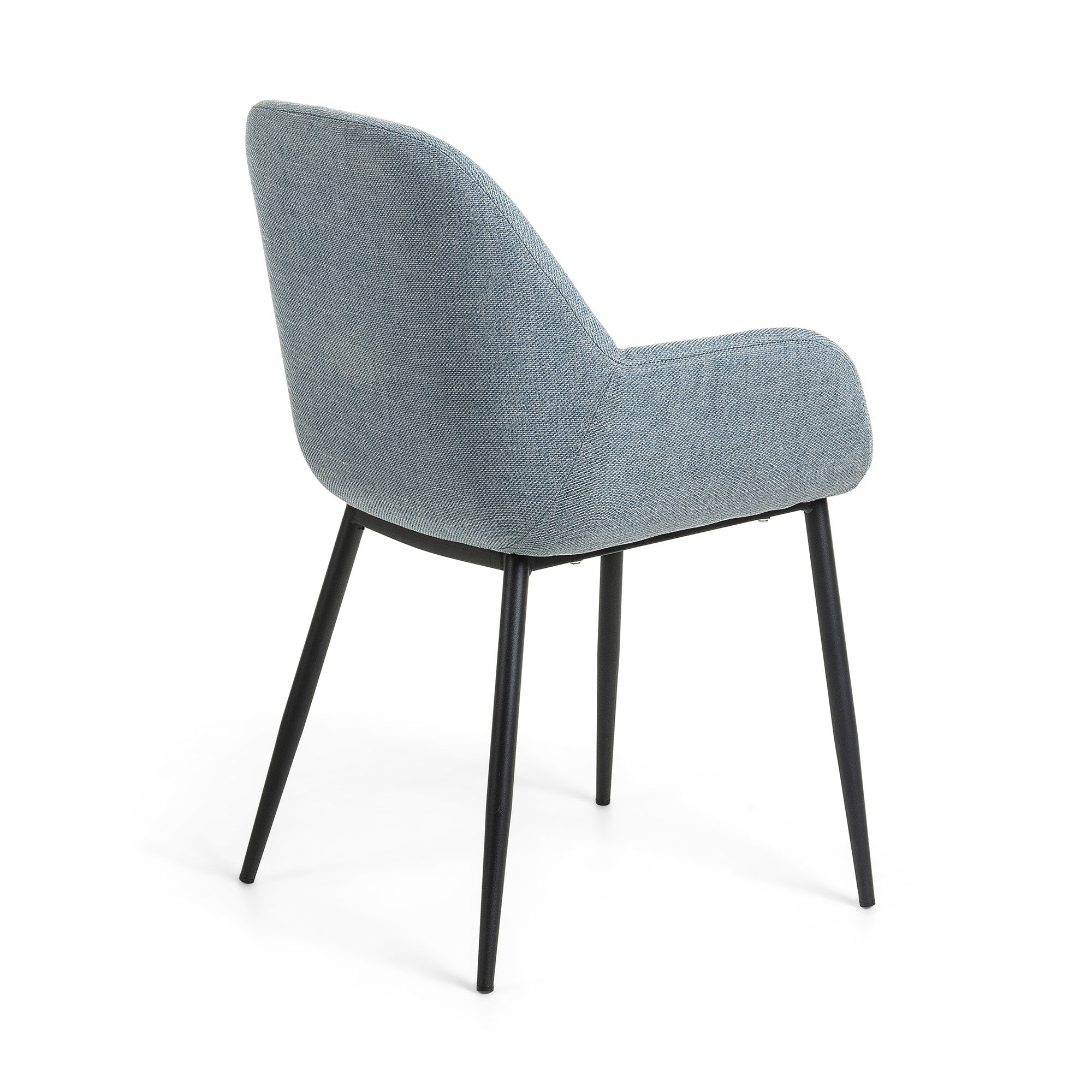 Fabric Dining Chair in Light Blue_1