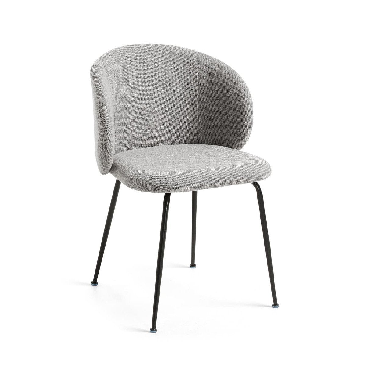 Light Grey Fabric Dining Chair