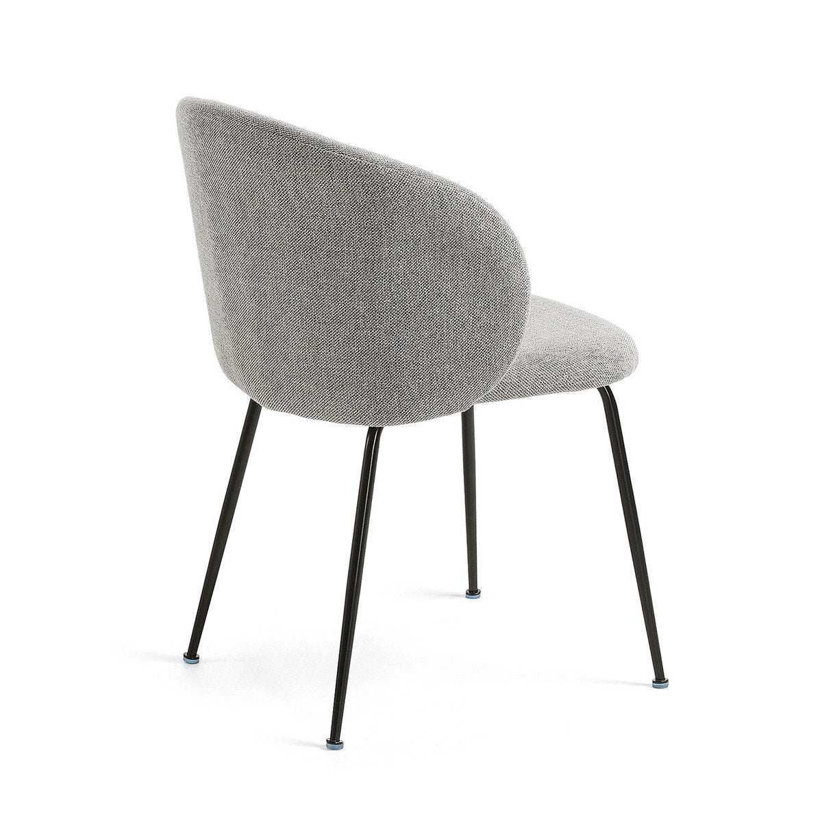 Light Grey Fabric Dining Chair_2