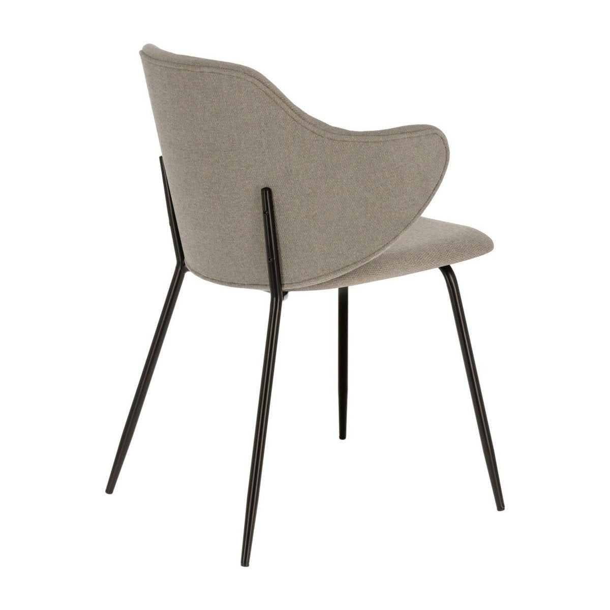 Fabric Dining Chair in Grey/Beige_2