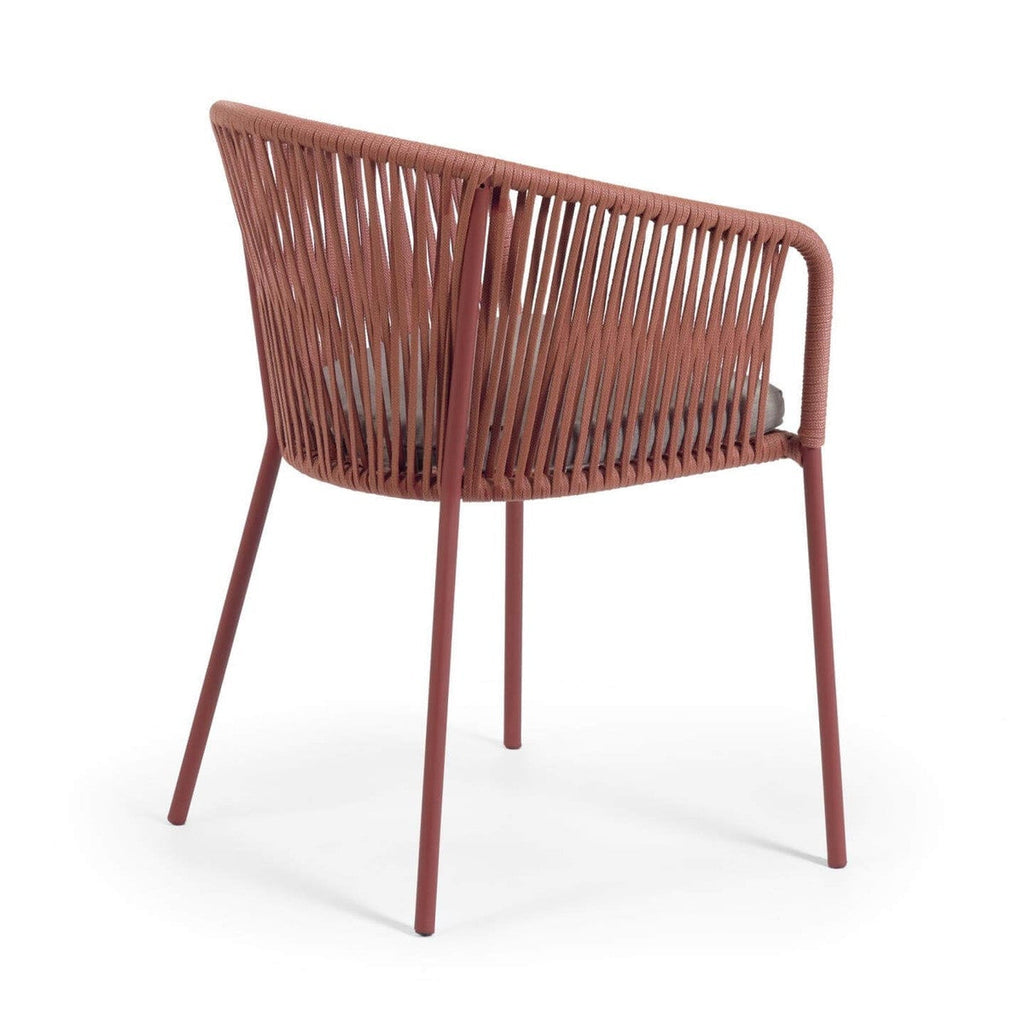 Rope Dining Chair in Terracotta_1