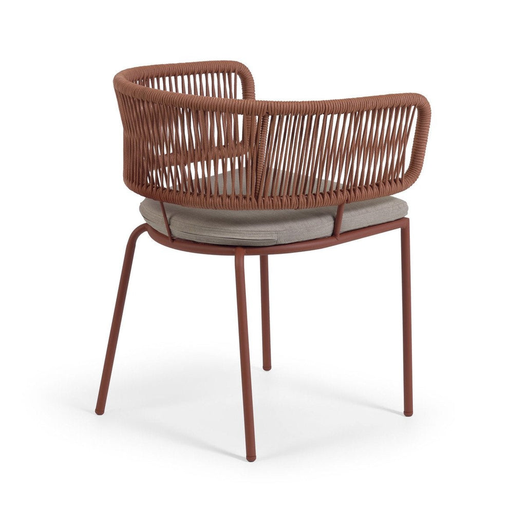  Rope Dining Chair in Terracotta_1