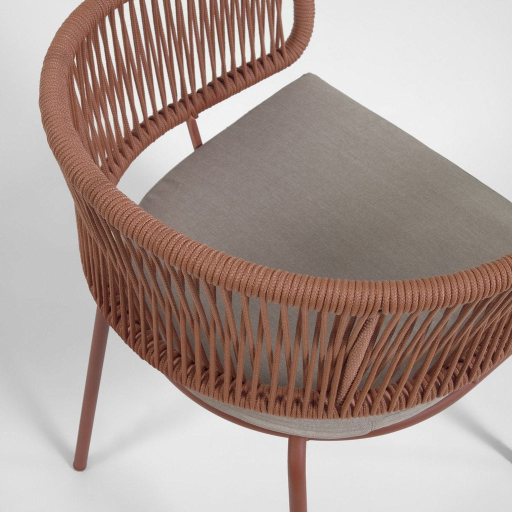  Rope Dining Chair in Terracotta_2