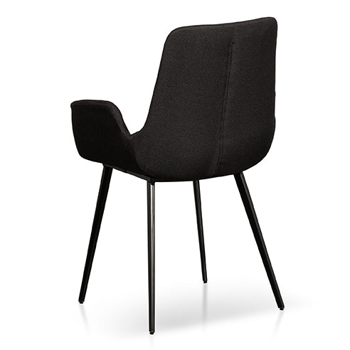 Fabric Dining Chair – Black_10