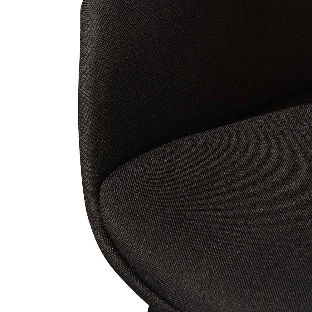 Fabric Dining Chair – Black_4