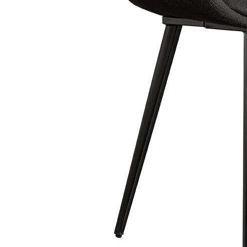 Fabric Dining Chair – Black_8