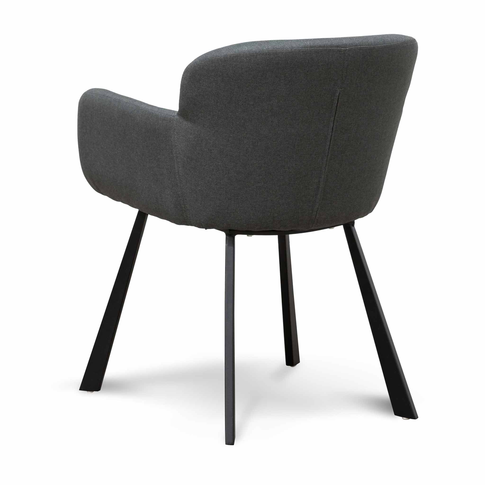 Grey Fabric Dining Chair_3