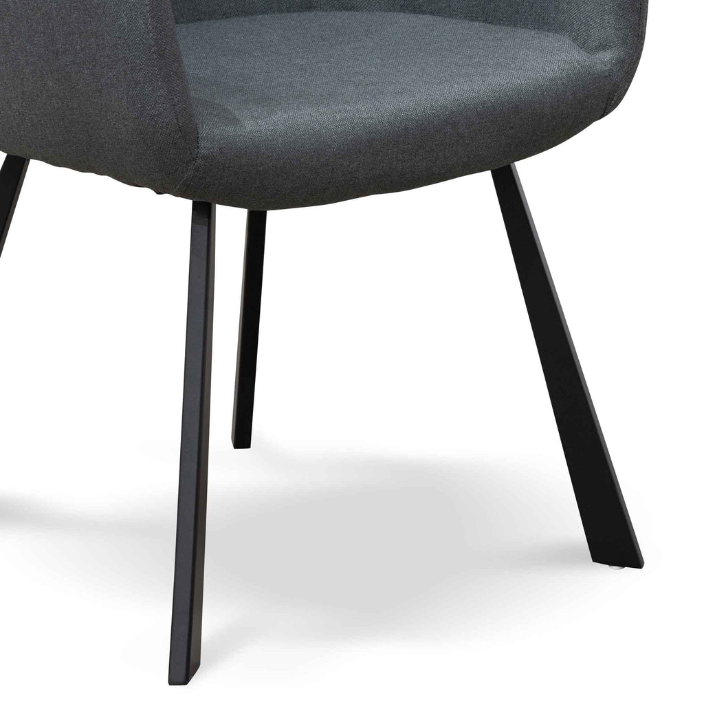 Grey Fabric Dining Chair_5
