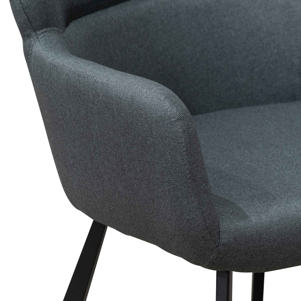 Grey Fabric Dining Chair_6