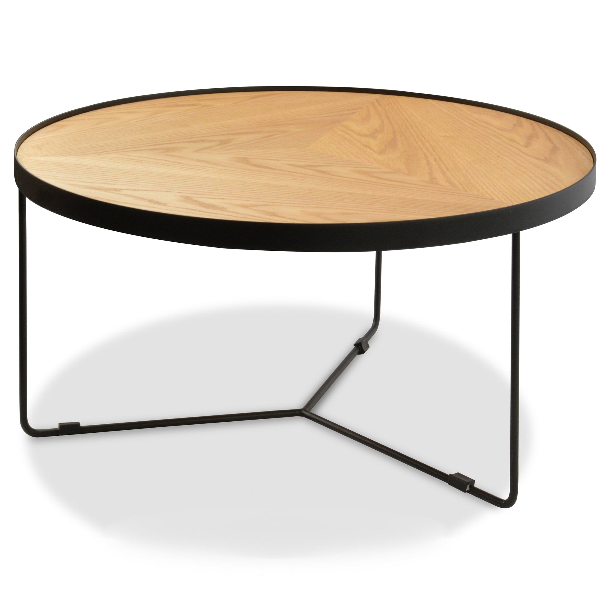 90x45cm Round Coffee Table