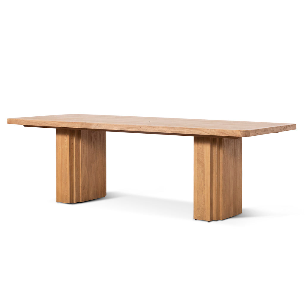 FondHouse Gotoa 2.4m Elm Dining Table - Natural