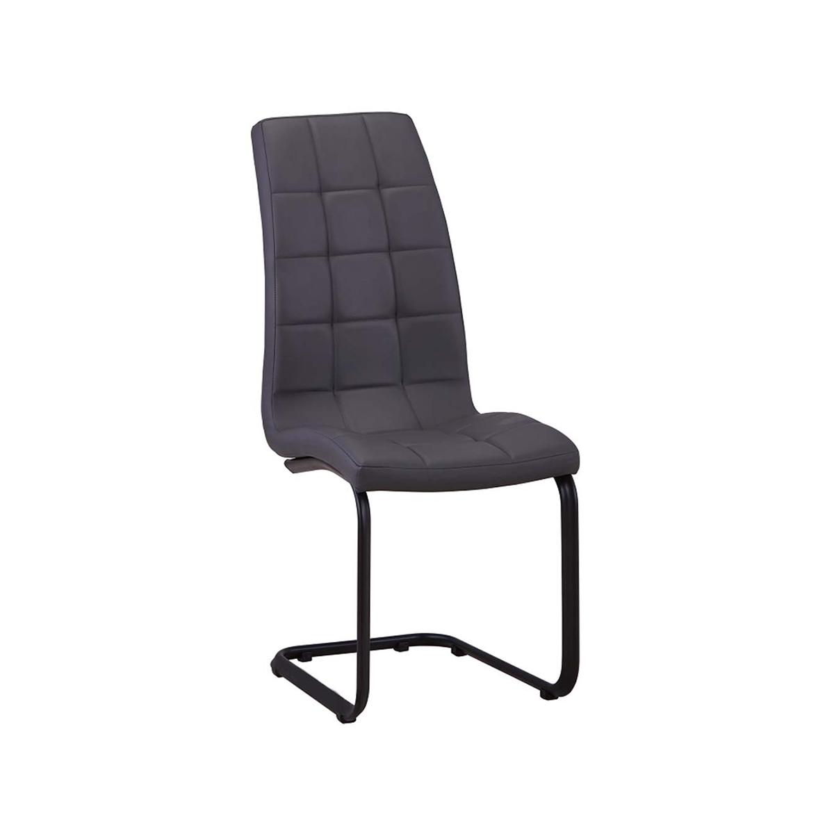 FondHouse Ahuatin PU Dining Chair - Black Legs