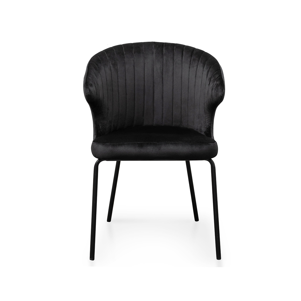 FondHouse Bookco Dining Chair - Black Velvet