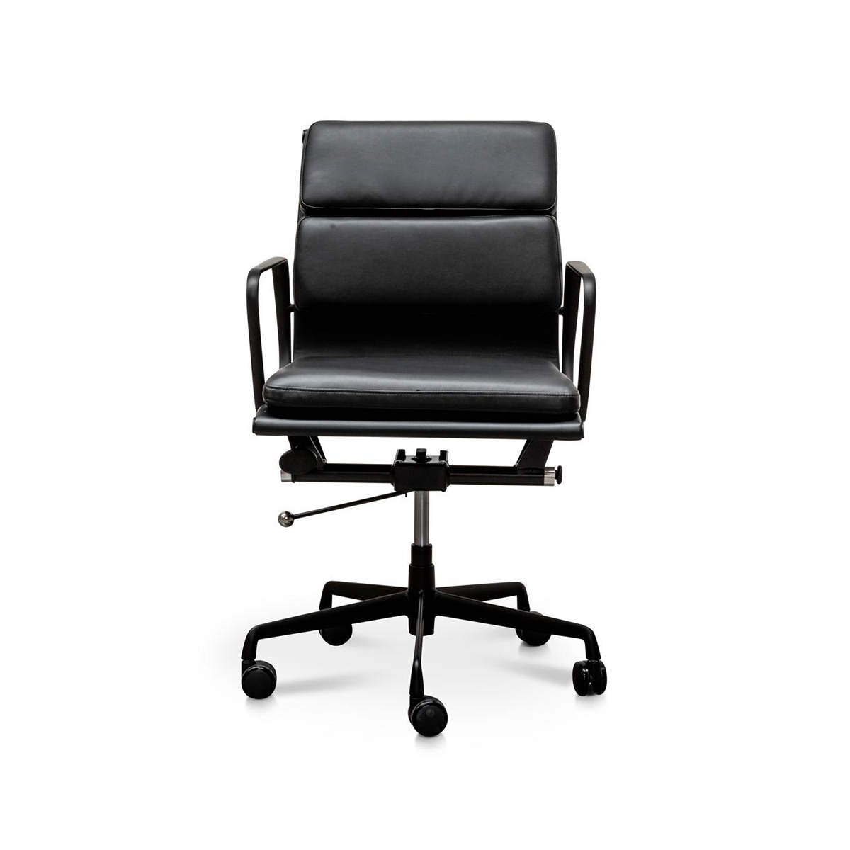 FondHouse Chamie  Low Back Office Chair - Full Black