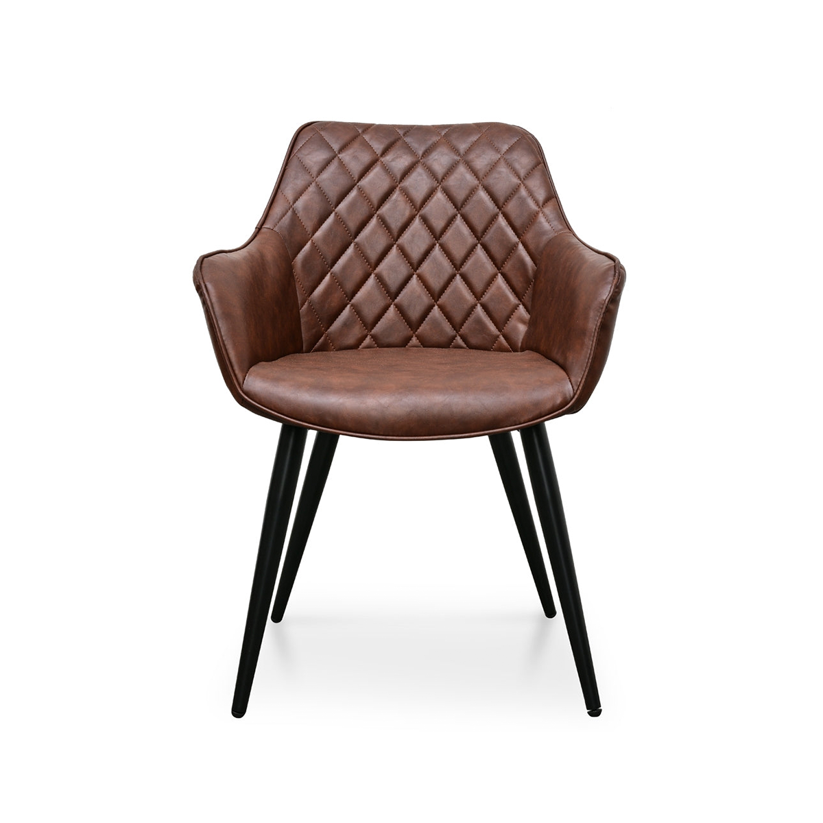 FondHouse Fenzo Plywood Dining Chair  - Cinnamon Brown