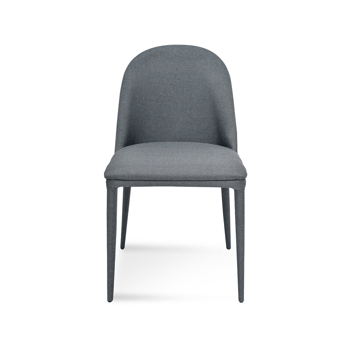 FondHouse Manchan Fabric Dining Chair - Gunmetal Grey