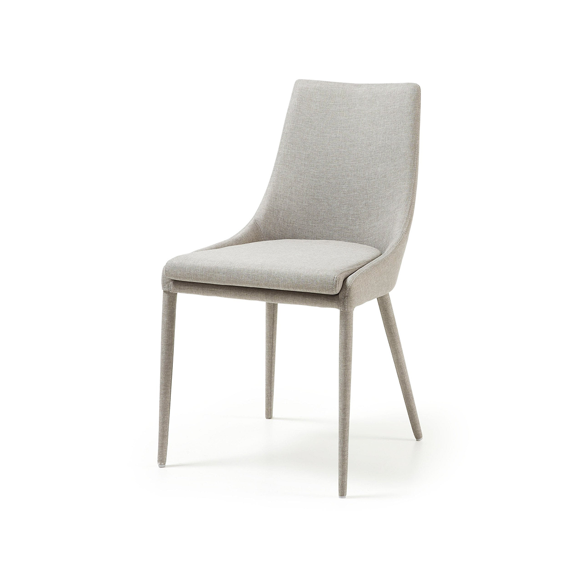 FondHouse Pinto Fabric Dining Chair - Light Grey