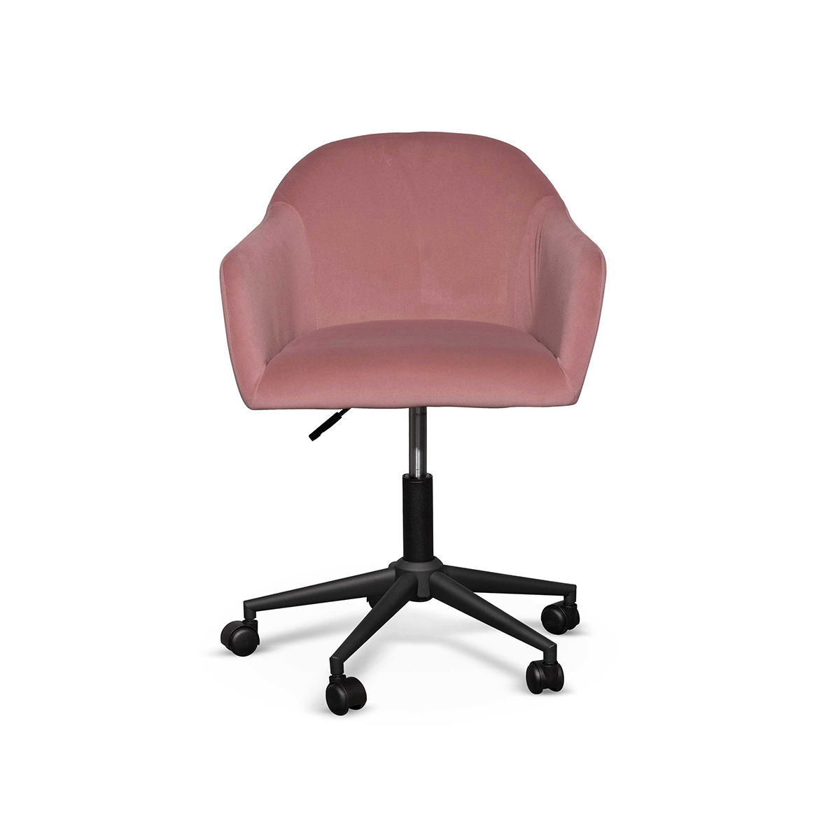 FondHouse Ramise Velvet Office Chair - Black Base