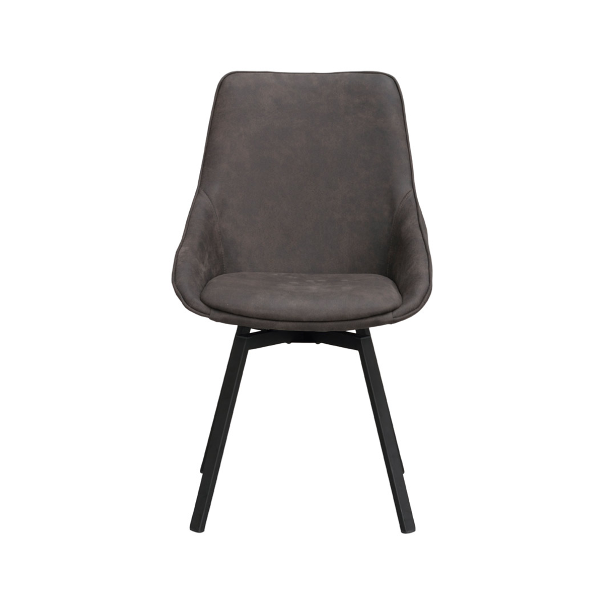 FondHouse Rubea Velvet Dining Chair - Black Legs