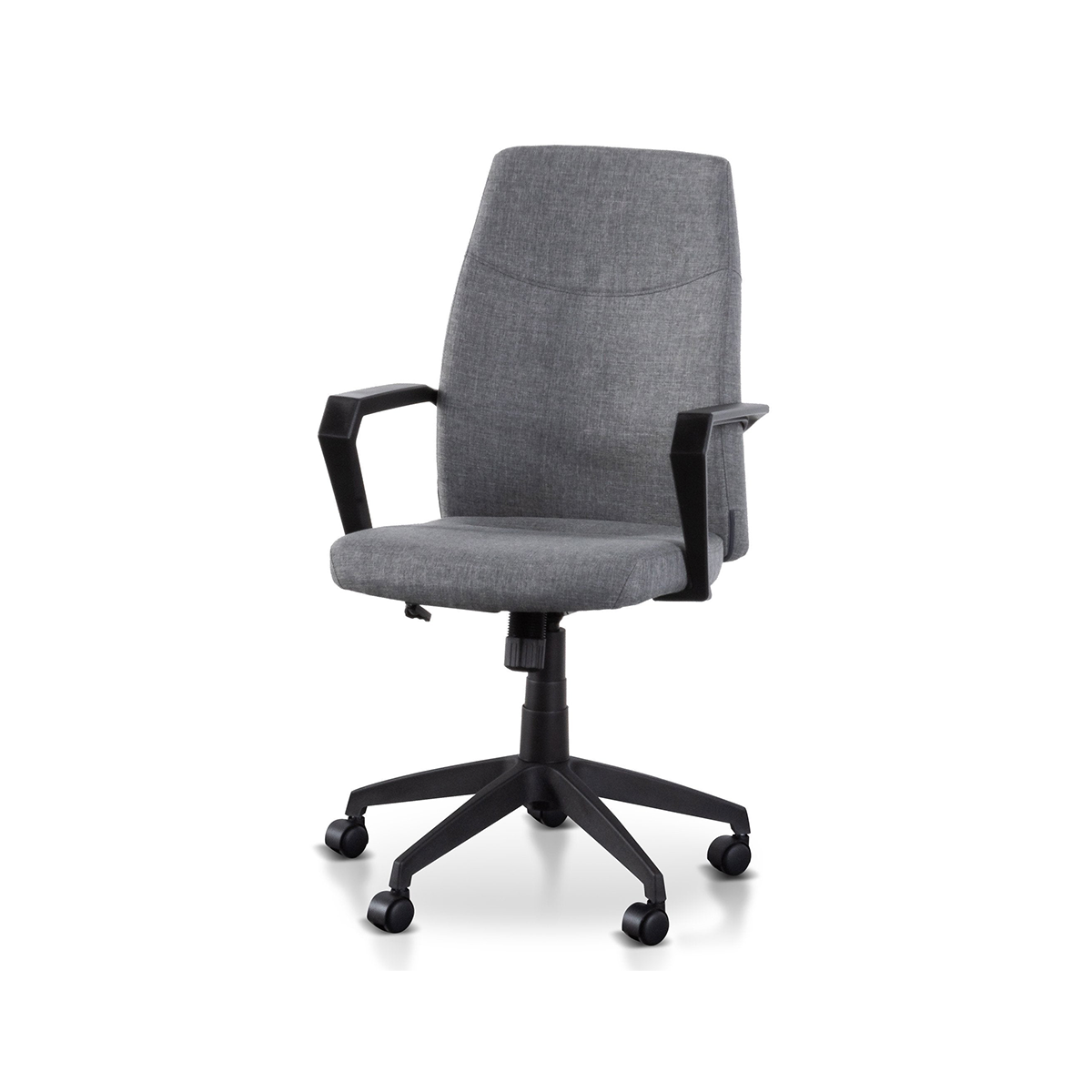 FondHouse Tansa Fabric Office Chair - Charcoal Grey with Black Base