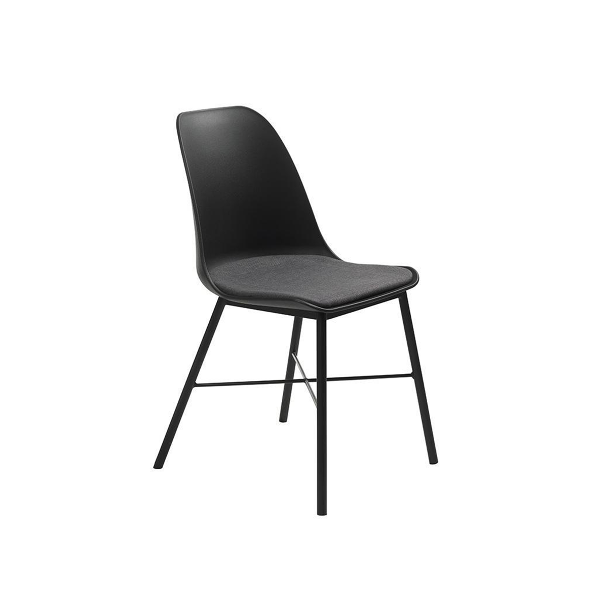 FondHouse Tora Cushion Seat Dining Chair - Black