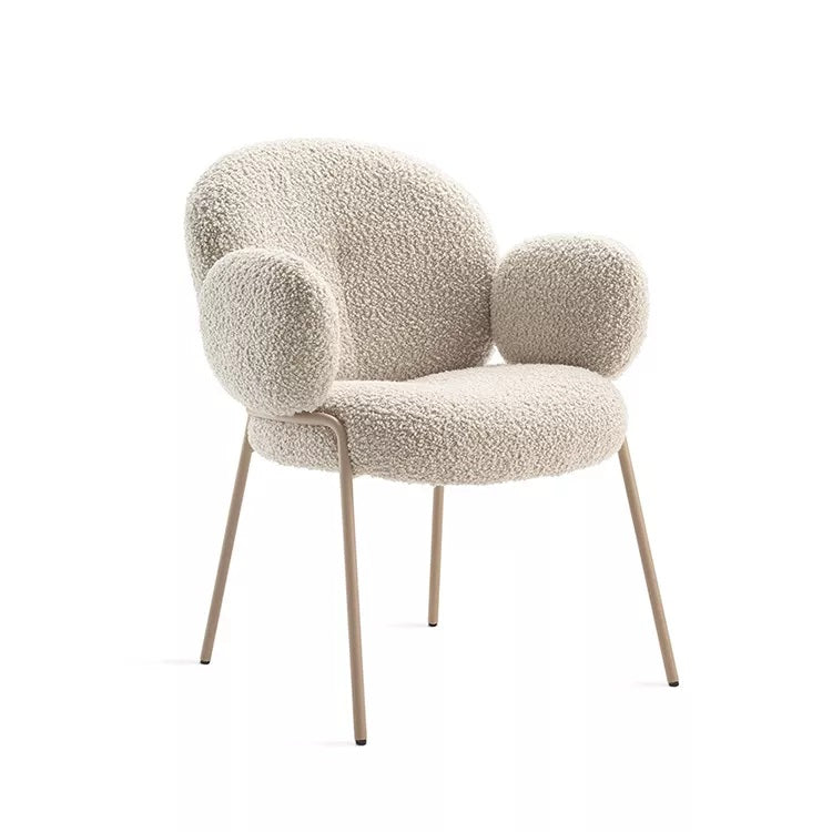 Fondhouse Mogei Boucle Fabric Chair