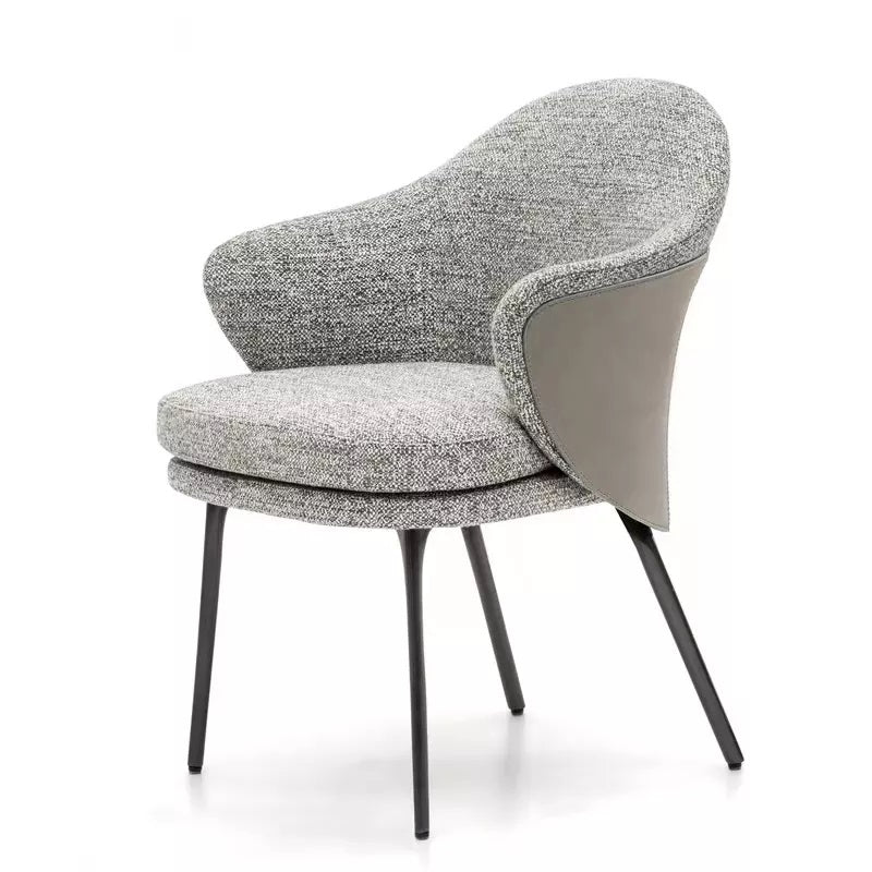 Fondhouse Basy Upholstery Arm Modern Fabric Dining Chair