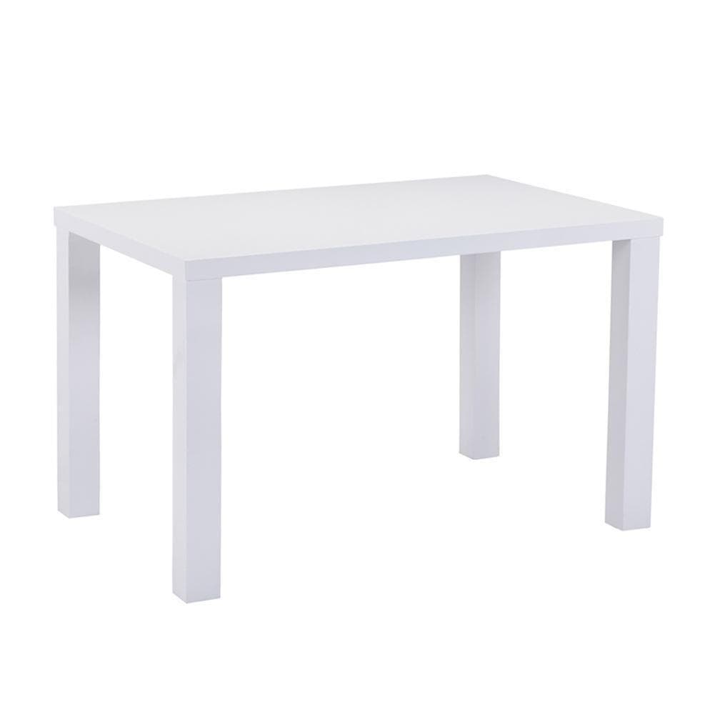 Dining Room White MDF High Glossy Top Dining Table