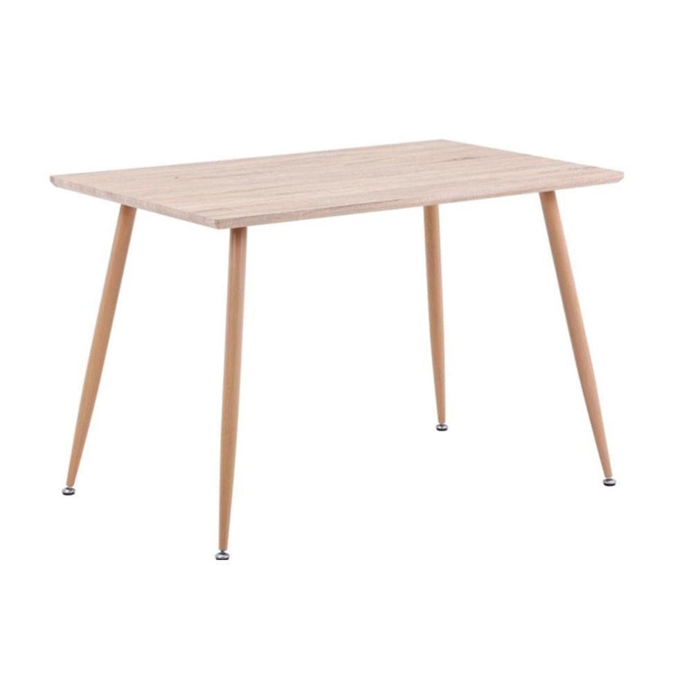 MDF Brown Top Wooden Legs Dining Table
