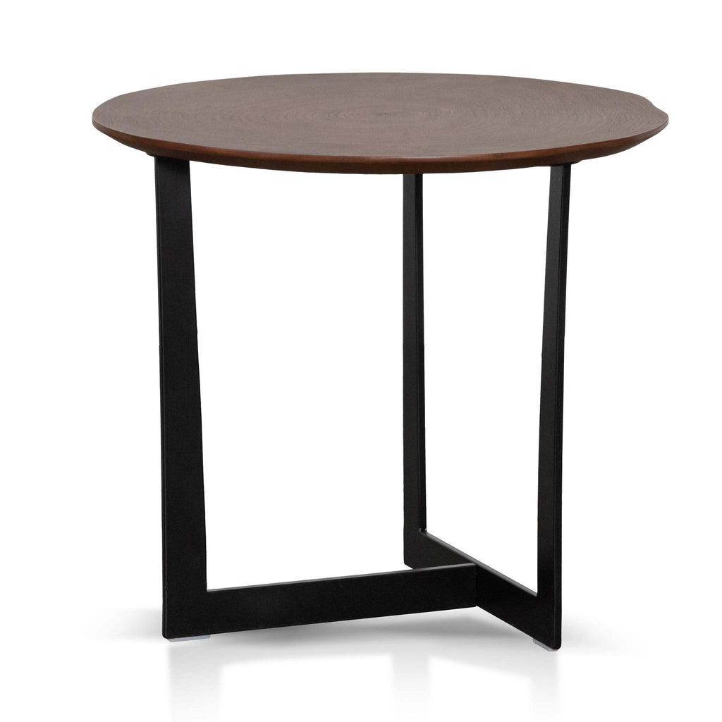 Medrano Side Table - Walnut Top and Black Leg ST6734-IG