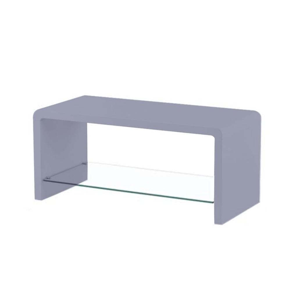 Grey Top with Glass Coffee Table