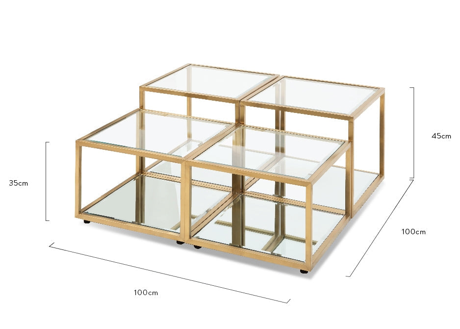 Glass Coffee Table-size