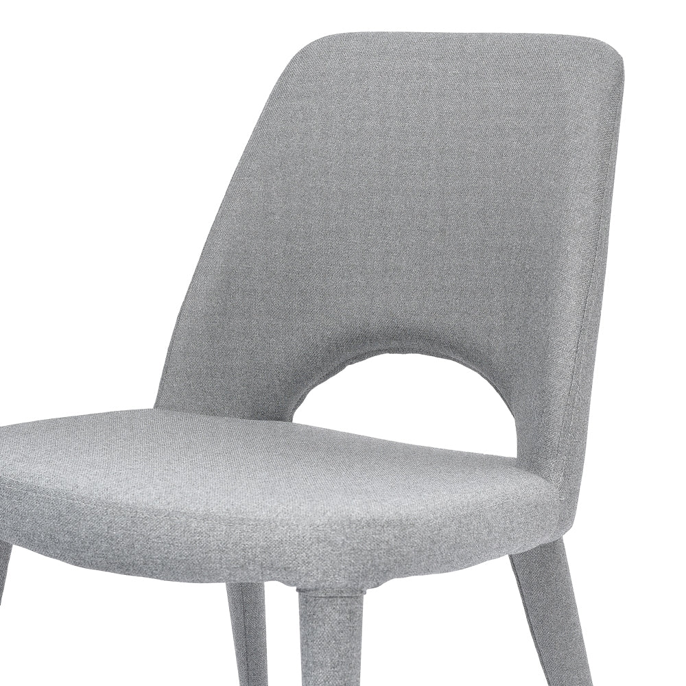 FondHouse Solando Fabric Dining Chair - Coin Grey