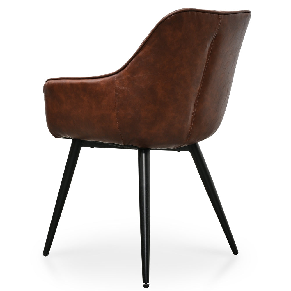 Plywood Dining Chair - Cinnamon Brown_4